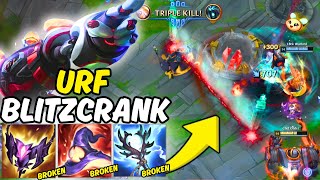 URF BLITZCRANK IS SO BROKENAP ASSASIN BLITZ [upl. by Antipas]