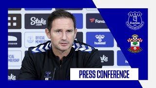 EVERTON V SOUTHAMPTON  Frank Lampard press conference Premier League matchday 19 [upl. by Stanton]