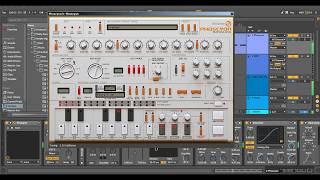 Ableton Live 10 Wavetable Creating Techno Minimal Sound Design Acid Bass D16 Group Phoscyon [upl. by Mlehliw]