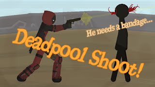 DEADPOOL SHOOT  Pivot Stick Figure Animation [upl. by Gorski]