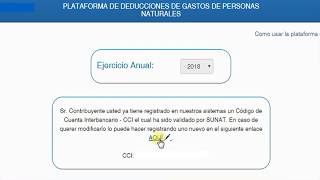 Consulta la Plataforma de Deducción de Gastos [upl. by Rosol]