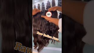 Raw indian hair extensions hairextensions humanhair viralshort [upl. by Suiraj779]