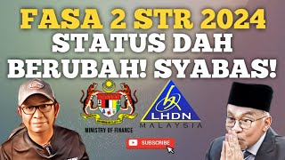 TERKINI STATUS KELULUSAN RAYUAN DAN BAYARAN STR FASA 2 DI MYSTR [upl. by Yentihw]