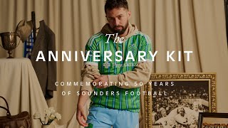 Sounders FC players get their first look at The Anniversary Kit [upl. by Llerrahs]