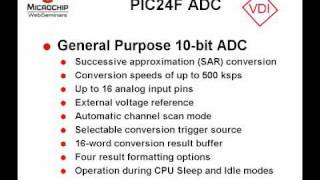 PIC24 Peripherals The AnalogtoDigital Converter [upl. by Oek994]