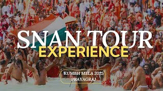 Divine Journeys The Snan Tour Experience at Kumbh Mela 2025 [upl. by Dorkus]