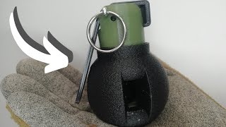 This 3D Printed Airsoft Grenade Is A LOT LOUDER Than I Expected [upl. by Juliette]