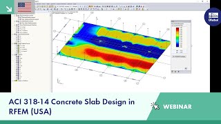 Webinar  ACI 31814 Concrete Slab Design in RFEM USA [upl. by Camroc]