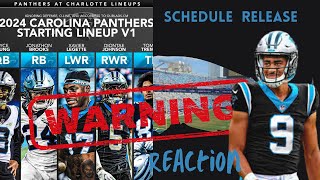 Panthers Schedule Release  Temperature Check [upl. by Hennessy376]