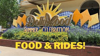 Great Food And Rides At Dollywood Theme Park in Pigeon Forge TN [upl. by Arol905]