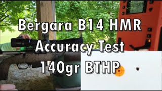 Bergara B14 HMR 65 PRC Accuracy Test [upl. by Tamer315]