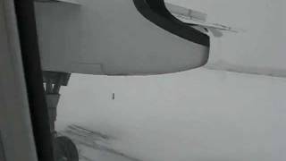 Must See  Snowstorm Landing  ILS RWY 6R YYZ  Crazy DeHavilland Dash 8 Q400 [upl. by Yseult920]