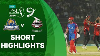 Shorts Highlights  Karachi Kings vs Lahore Qalandars  Match 26  HBL PSL 9  M1Z2U [upl. by Nallij40]