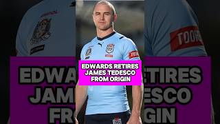 James Tedesco RETIRES from Origin nrl youtubeshorts origin nsw [upl. by Higgins839]