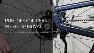 Rohloff E14 How to remove and install the rear wheel [upl. by Caylor]