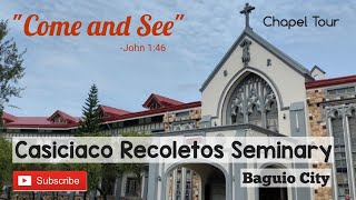 Recoletos Seminary in Baguio City  Casiciaco Recoletos Seminary  Pilgrimage  Church Vlog [upl. by Alek]