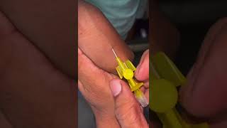 IV cannula insertiondoctornursingmotivationviralvideoshortvideo [upl. by Eelrefinnej497]