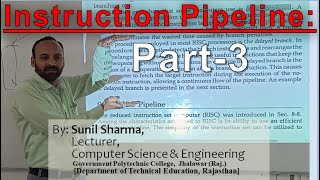 Instruction PipelinePart3  Handling of Branch Instructions  Computer System Organization [upl. by Louisette]