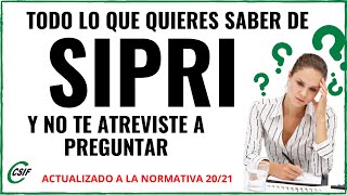 💚💚 SIPRI  TODO LO QUE NECESITAS SABER [upl. by Marnia295]