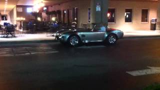 SUPERFORMANCE 65 SHELBY COBRA BURNOUT AT EAST END [upl. by Lleda]