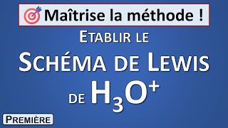 9 Schéma de Lewis H3O  ion oxonium 1re spécialité Physique Chimie [upl. by Aima]