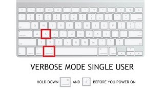 Apple Macbook Verbose Mode Single User bypass [upl. by Enyrehtak]