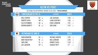 Keynsham CC 2nd XI v Portishead CC 1st XI [upl. by Groeg]