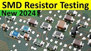 SMD Resistors Testing using multimeter  Laptop Motherboard Repair [upl. by Rothmuller]