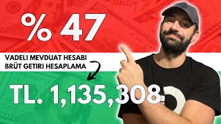 Vadeli mevduat hesap brüt faiz getirisi nasıl hesaplanır Yıl 366 gün olduğunda [upl. by Artie]