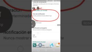 Poner el tono que quieran como notificación de Whatsapp  Tutorial Android [upl. by Elocyn]