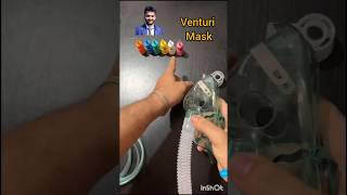 venturi mask oxygen mask Hospital video shorts medical nursing [upl. by Nilorac]