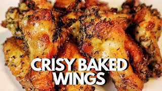 Crispy Baked Chicken Wings In The Oven  Easy Chicken Wings Recipe [upl. by Capello]