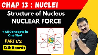 Structure of Nucleus💥 Nuclear Force 🎯Part 12 Chap 13 Nuclei💥 NCERT Class 12 Physics [upl. by Primaveras301]