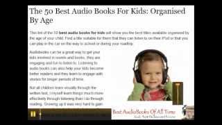 The 50 Best Audio Books For Kids Organized by age group [upl. by Tracy]