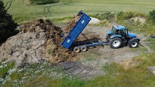 TM150 BEAST AND MANITOU MUCK CARTING [upl. by Fortuna]