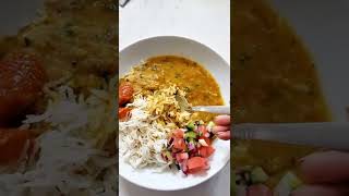 Dal Fry with Jeera rice  Dal Chawal  Dal Rice  Dal fry recipe in Instant Pot shorts [upl. by Nairadal864]