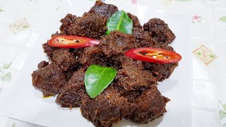 RESEP RENDANG DAGINGALA KREASI DAPURKU [upl. by Aerdnuahs]