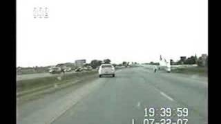 EAA Plane lands on Highway 41 [upl. by Ikcim]