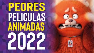 PEORES PELÍCULAS ANIMADAS 2022 [upl. by Liagabba]