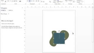 Visio 2013 Modify Group and Combine Shapes [upl. by Blaire144]