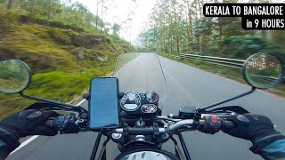 SOLO RIDE FROM KERALA TO BANGALORE  Himalayan BS6 [upl. by Ariay]