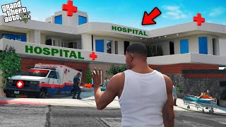 GTA 5  Franklin Change His House To Hospital In Gta 5  GTA 5 mods [upl. by Jorgan]