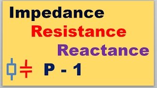 Impedance Resistance and Reactance  difference [upl. by Airpac]