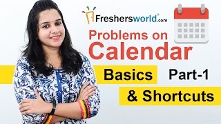 Aptitude Made Easy  Problems on Calendar Basics and Methods Shortcuts Time and Date [upl. by Htir506]