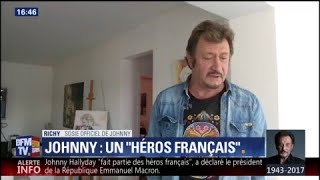 Le sosie officiel de Johnny Hallyday se dit quotdévastéquot [upl. by Ihdin]