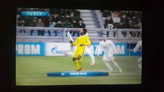 Gol de ZIdane PES 2014 3DS [upl. by Jansson]