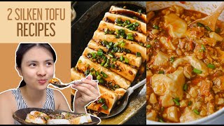 2 Easy Ways to Cook amp Prepare Silken Tofu  Budget Vegan Recipes [upl. by Gunas]