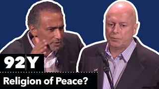 Christopher Hitchens and Tariq Ramadan Debate Is Islam a Religion of Peace [upl. by Drareg]