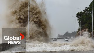 Typhoon Gaemi boasts some of the strongest winds ever recorded in Western Pacific [upl. by Conan]