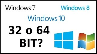 come vedere se il pc è a 32 o a 64 bit windows 7 8 81 10 computer [upl. by Octavian]